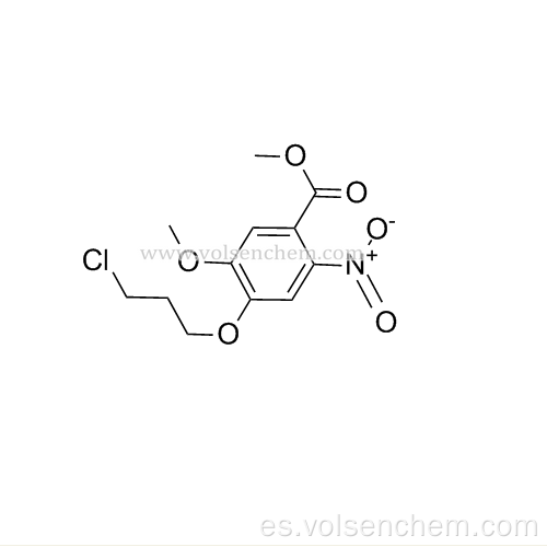 CAS 214470-57-2, 4- (3 - cloropropoxi) - 3 - metoxi - 2 - nitrobenzoato de metilo